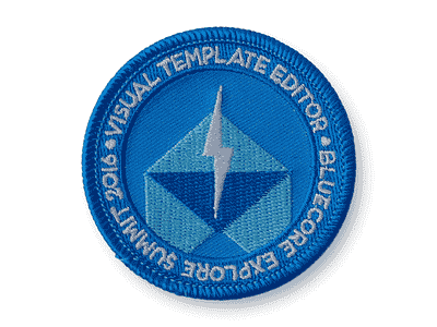 Explorer Patch | 1 of 3 badge embroidery icon illustration patch