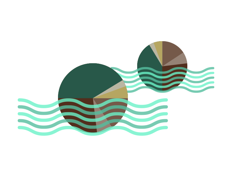 Ducks bobbing for clams by Edmund Boey on Dribbble