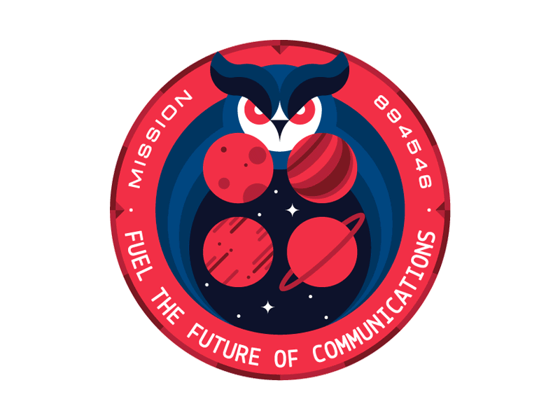 Mission 894546 mission owl patch space twilio