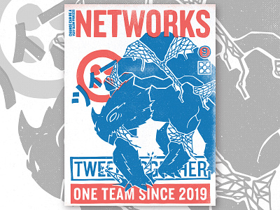TWEEK 9.0 | Networks hackathon kaiju networks poster tweek twilio
