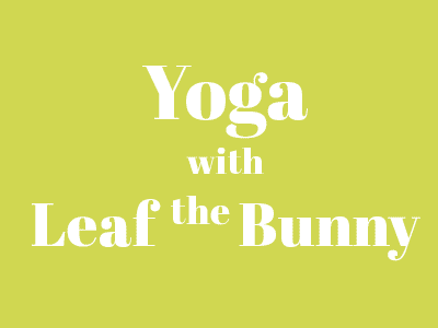 Yoga with Leaf the Bunny cartoon childrens illustration illustration pen and ink yoga