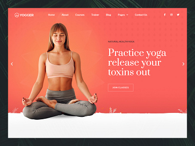 Yogger Elementor Template Kit blog clean creative elementor fast loading fitness health meditation modern page builder responsive seo wellness wordpress yoga