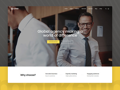 Litho - Elementor WordPress Theme - Marketing Agency