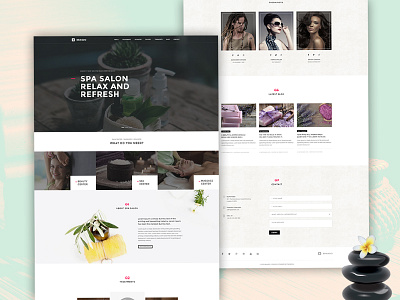 Brando | Spa Salon agency bootstrap creative homepage multipurpose onepage portfolio responsive spa theme themeforest web