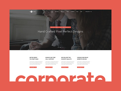 H-Code | Corporate bootstrap corporate creative design homepage multipurpose responsive theme themeforest web website wordpress