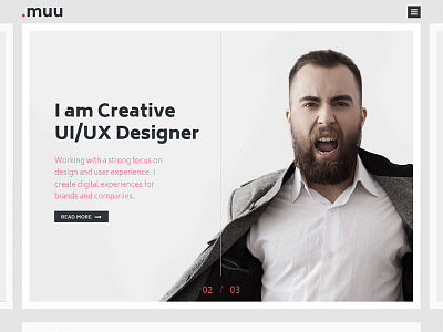 MUU - Unique and Creative Resume / Portfolio Template clean creative css3 curriculum vitae cv onepage personal portfolio profile responsive resume vcard