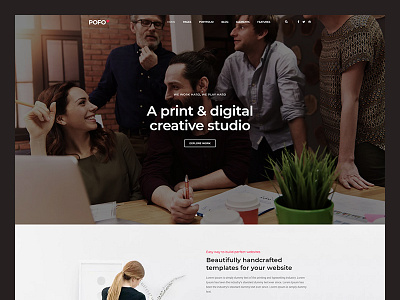 Pofo WordPress Theme - Corporate