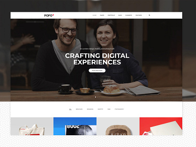 Pofo WordPress Theme - Interactive