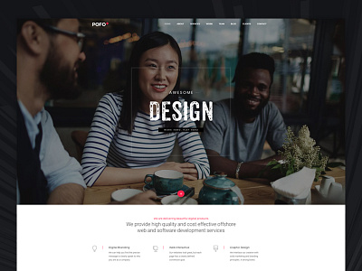 Pofo WordPress Theme - One Page Website