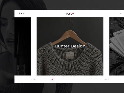 Pofo WordPress Theme - Portfolio Centered Slides blog business centered slides corporate creative website ecommerce freelancer html5 modern multipurpose wordpress photography portfolio