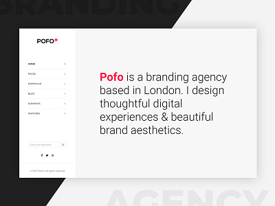 Pofo WordPress Theme - Creative Simple Portfolio