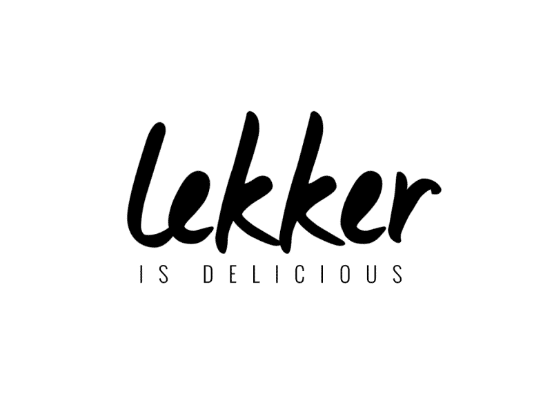 Lekker is Delicious Logo Animation