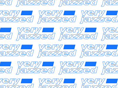 Very Jazzed Brand Update branding logo music pattern record label