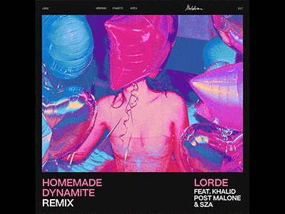 Lorde Animated Single Cover