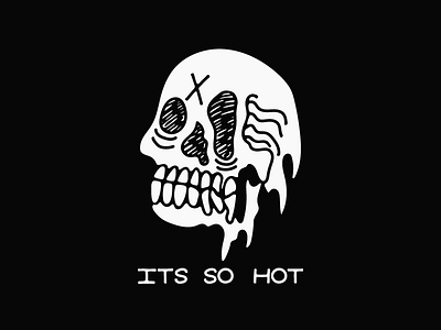 Summer is an abomination art blackwork chicago creative grunge handdrawn illustration lettering skull skullart typography vintage