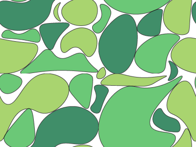 Green Blob Seamless
