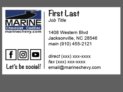 Business Card Redesign