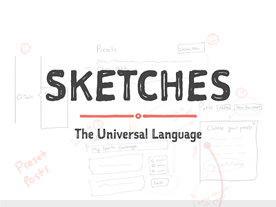 Sketches: The Universal Language design ipad pro sketches sketching ui ux wireframes wordpress