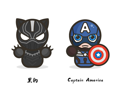 Black Panther&Captain America