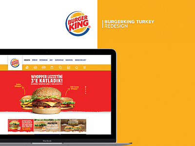 Burger King Redesign burgerking design interface redesign site ui