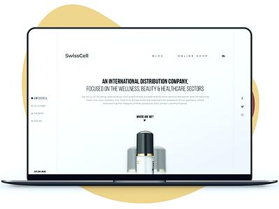 Swisscell UK - Landing Page