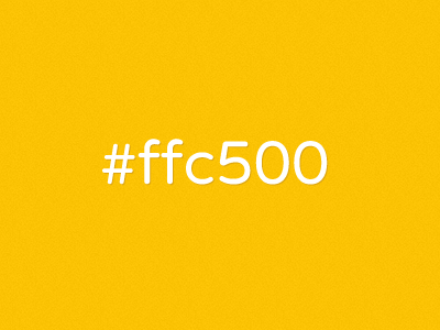 #ffc500 color favorite fc500 font round valera yellow
