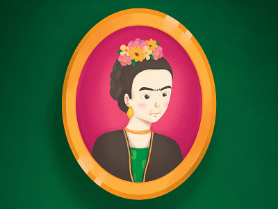 Frida Kahlo design frida kahlo illustration indonesia painting portrait vector