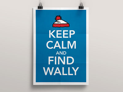 Find Wally find keep calm poster waldo wally