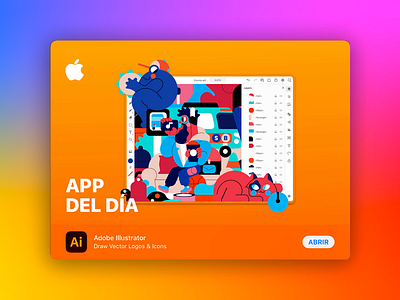 APP OF THE DAY adobe apple appstore illustration illustrator on the ipad ilustración jhonny núñez vector