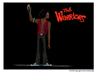 SNOW character design fan art geek art movie the warriors