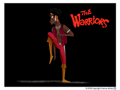 COCHISE character design fan art illustration illustratione warriors movie the warriors