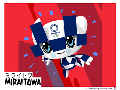 MIRAITOWA japan kawaii miraitowa olympicgames ryotaniguchi tokyo2020