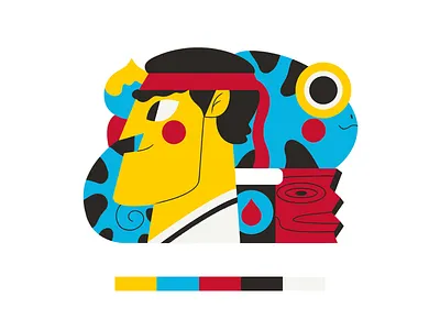 PANTOENERO 31 character design colombian color palette design flat graphic design illustration ilustración jhonny núñez pantoenero2019 vector