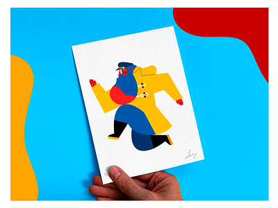 ARE YOU READY FOR MY GIVE AWAY? artisit on dribbble best on dribbble character design colombia color featured flat give away graphic design illustration ilustración jhonny núñez postcard print printing vector