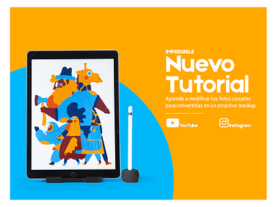 TUMBNAIL illustration ilustración instagram jhonny núñez landind page mockup tittlecard tumbnail tutorial tutorials ux video youtube