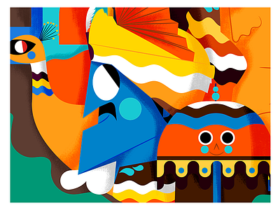 JAIPUR color palette illustration ilustración jhonny núñez vector