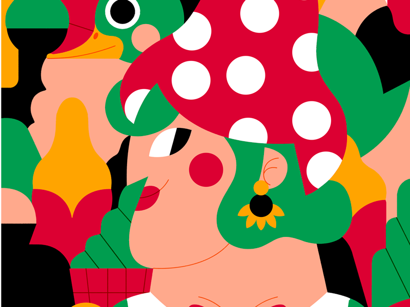 #PANTONERO 2020 - Nº25 colombian design flat fruit graphic design illustration illustration studio ilustración jhonny núñez strawberry vector