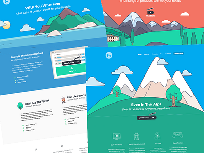 All Sketch Vector and Amazing Saas Template