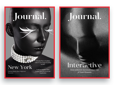 Journal Covers nº2 flatstudio glossy interface journal magazine main news project redesign