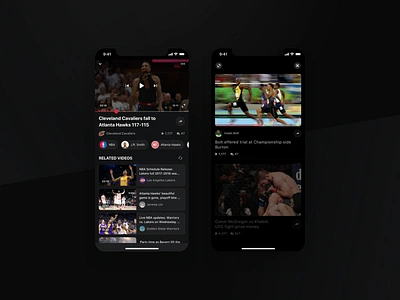 Rewind: Video section basketball feed match video redesign video page rewind sport interface sport live sport video sports feed sports interface sports video sportsbook video video video streaming