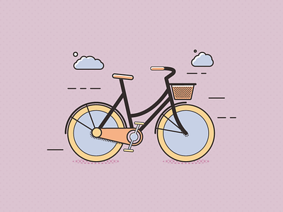 I don't believe in Peter Pan bicycle illustration