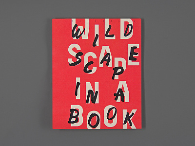 WILDSCAPE IN A BOOK flyers graphic design poster wildscape