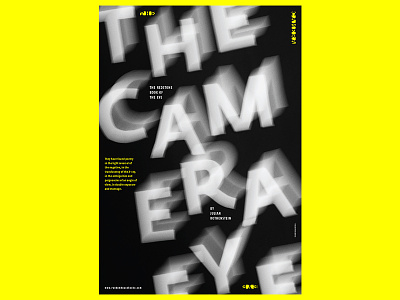 The Camera Eye camera colours design graphic design poster poster design