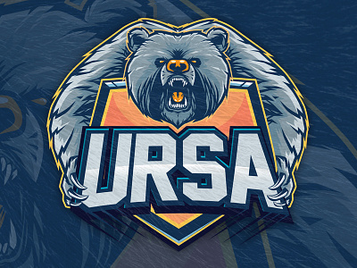 Ursa Logo badge logo mascot portfolio shield sport thumbnail
