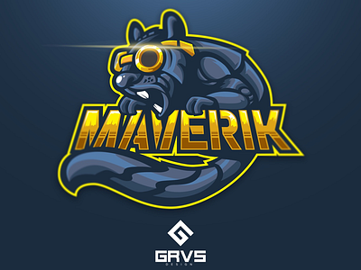 Maverik esport team design esport gaming graphic logo mascot