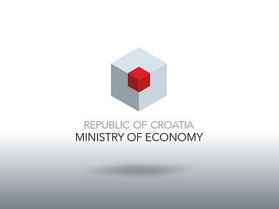 Ministry of Economy tesseract ID graphic design logo tesseract visual identity