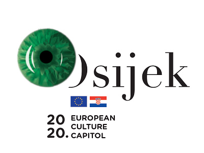Osijek 2020. Candidate City for European capital of culture branding graphic design logo visual id
