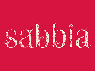 Sabbia Logo branding identity logo restaurant rivieracrikvenica sand