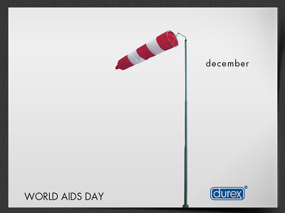 World Aids Day advertising graphic design poster design