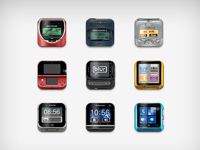 Electronic equipment Dribbble gui icon phone ps